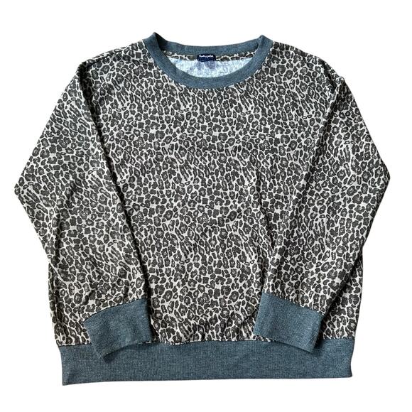 SPLENDID Long Sleeve Sweatshirt Women’s Large Animal Print - Picture 1 of 6